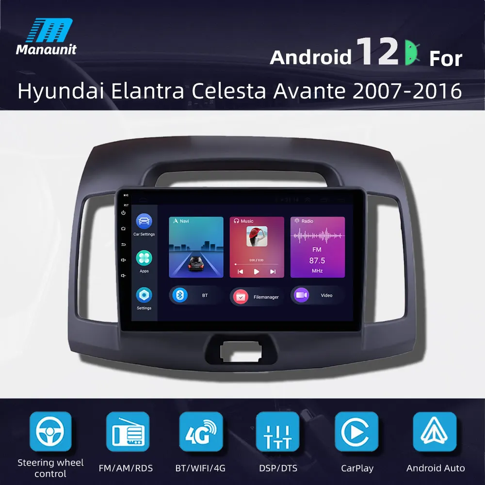 Автомобильная магнитола 9 дюймов для Hyundai Elantra Celesta Avante 2007-2016, мультимедийный видеоплеер, навигатор GPS, 2Din, 4G, DVD, стерео, головное устройство
Автомобильная магнитола 9 дюймов для Hyundai Elantra Celesta Avante 2007-2016, мультимедийный видеоплеер, навигатор GPS, 2Din, 4G, DVD, стерео, головное устройство