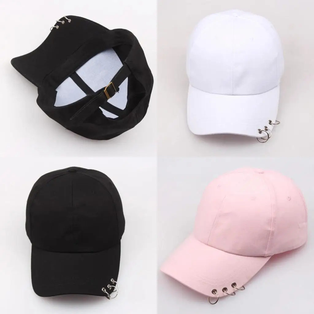 652f Unisex Corean Harajuku Baseball Cap с металлическими кольцами Hip Hop регулируемый папа шляпа
652f Unisex Corean Harajuku Baseball Cap с металлическими кольцами Hip Hop регулируемый папа шляпа