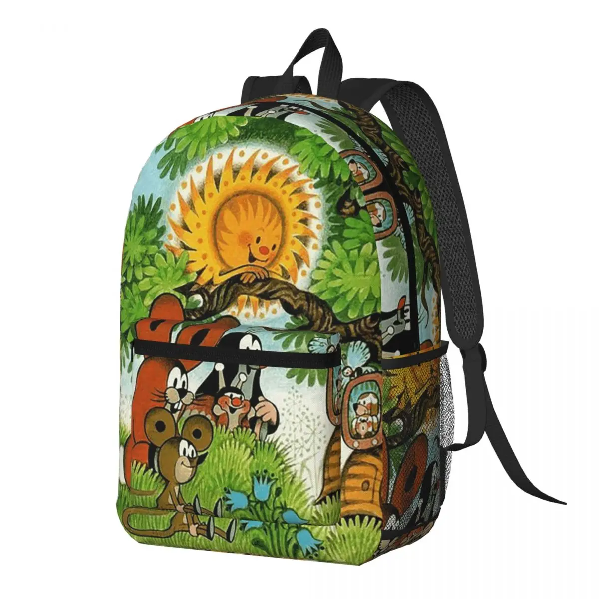 Mole Krtek Cute Little Maulwurf Backpack Daypack Large Capacity Boys Girls BookBag School Bag Shoulder Bags for Men Women
Mole Krtek Cute Little Maulwurf Backpack Daypack Large Capacity Boys Girls BookBag School Bag Shoulder Bags for Men Women