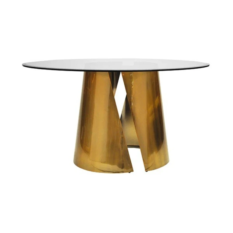 American light luxury wrought iron sheet metal combination craft dining table/soft decoration customization/villa/model
American light luxury wrought iron sheet metal combination craft dining table/soft decoration customization/villa/model