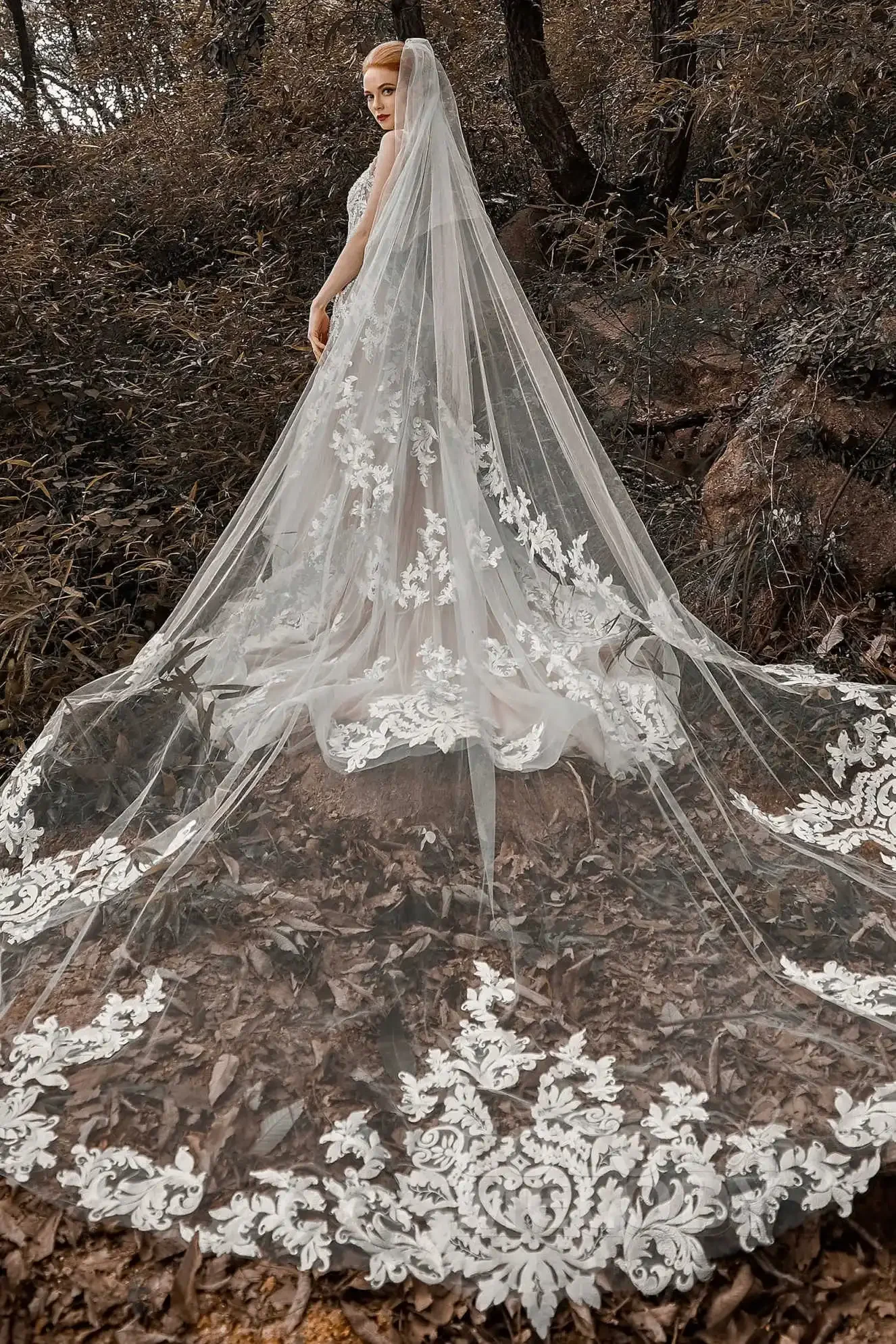 One Layer Cathedral Length Bridal Veils Edge Applique Wedding Veil With Comb Bride Accessory Velo De Cabeza
One Layer Cathedral Length Bridal Veils Edge Applique Wedding Veil With Comb Bride Accessory Velo De Cabeza
