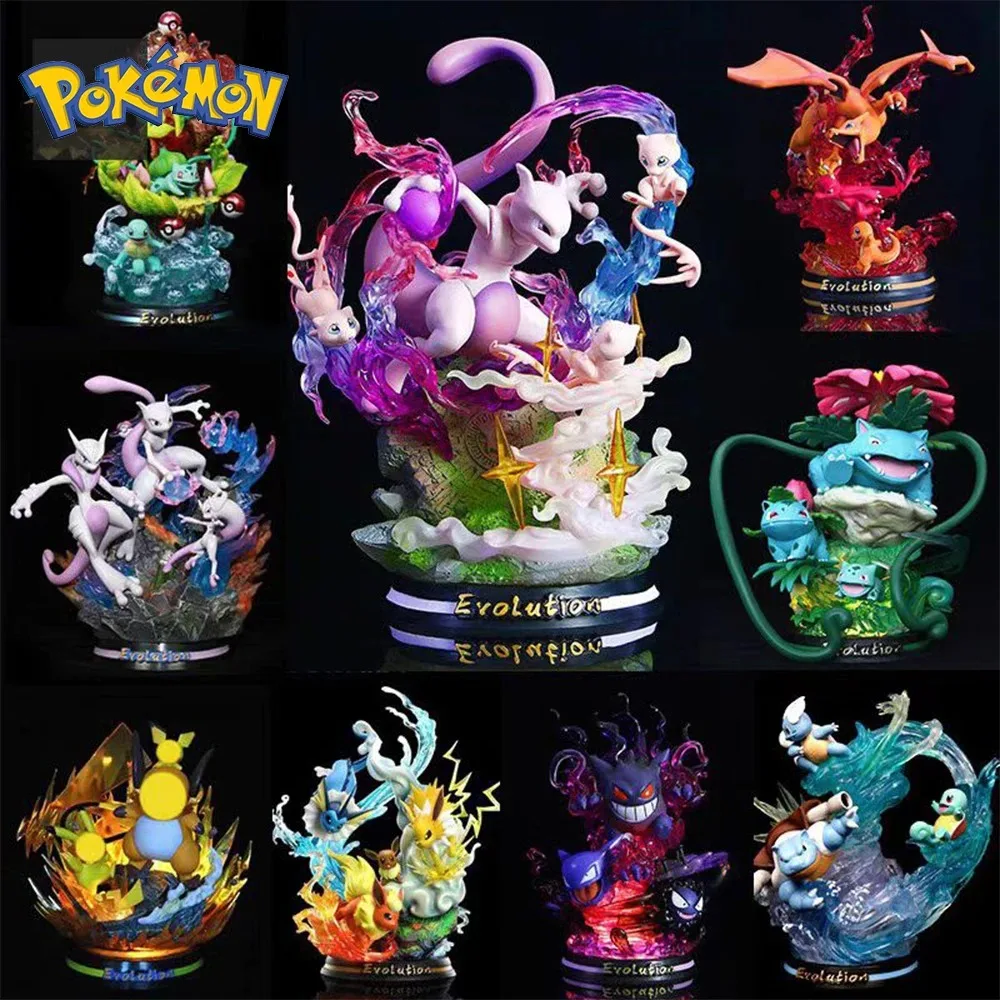 Pokemon Figura Evolution Eevee Action Figure Charizard Raichu Mewtwo Dragonite Venusaur Gengar Illuminous Model Decoration Gifts
Pokemon Figura Evolution Eevee Action Figure Charizard Raichu Mewtwo Dragonite Venusaur Gengar Illuminous Model Decoration Gifts