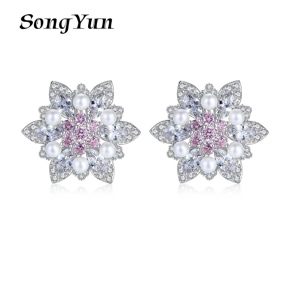 SongYun Jewelry MHT Quality Brass Stud Earrings Dangle CZ 7A Zircon Wedding Bridal Statement Jewelry Women Earring Jewelry
SongYun Jewelry MHT Quality Brass Stud Earrings Dangle CZ 7A Zircon Wedding Bridal Statement Jewelry Women Earring Jewelry