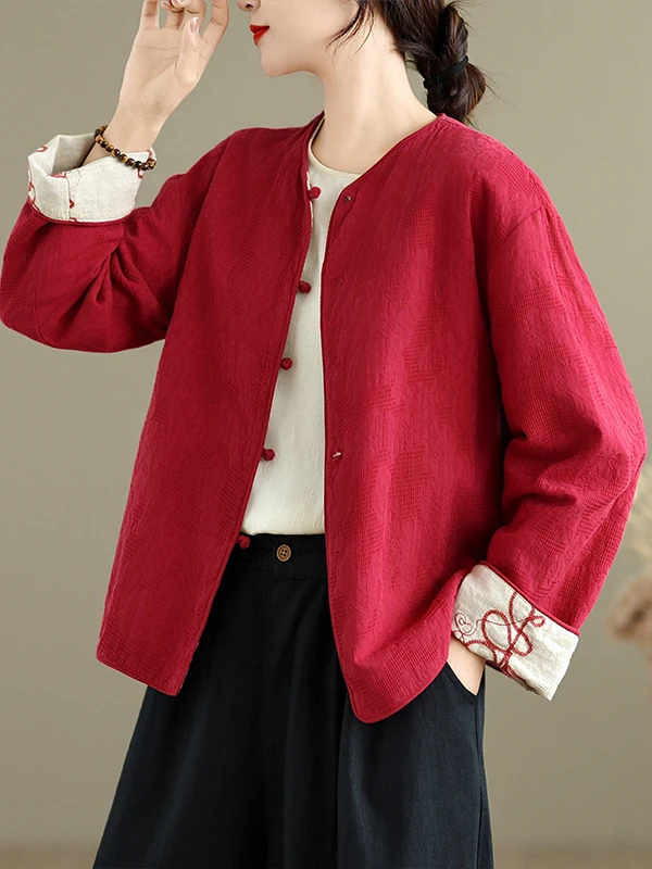 New Chinese Style Women's Cotton Linen Jacket Double Sided Wear Retro Style Embroidery Outerwear for Autumn Season
New Chinese Style Women's Cotton Linen Jacket Double Sided Wear Retro Style Embroidery Outerwear for Autumn Season