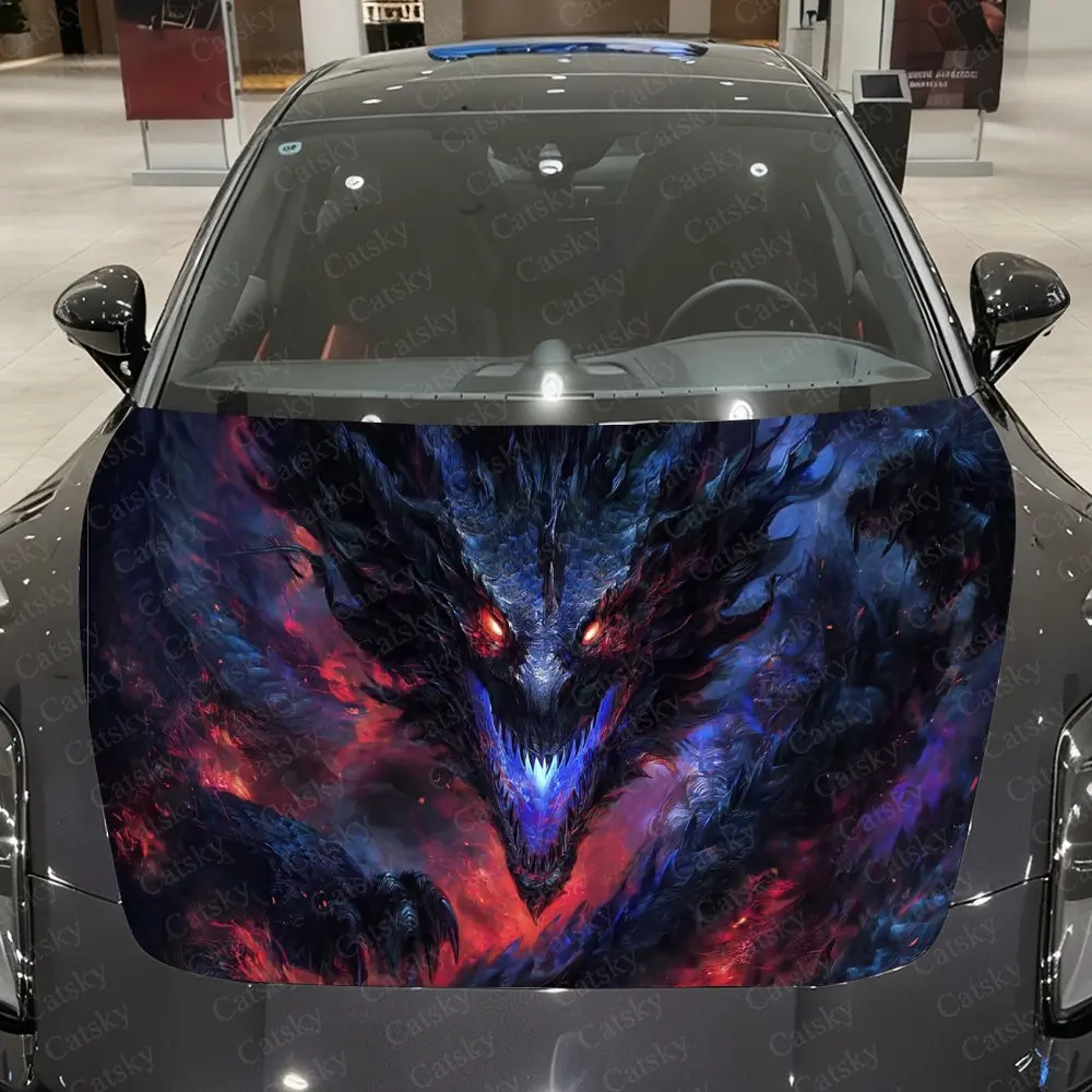 Dark Flame Ice Fire Demon Dragon Car Vinyl Wrap, PVC Waterproof Car Hood Sticker, Self-Adhesive Scratch-Resistant Stickers
Dark Flame Ice Fire Demon Dragon Car Vinyl Wrap, PVC Waterproof Car Hood Sticker, Self-Adhesive Scratch-Resistant Stickers