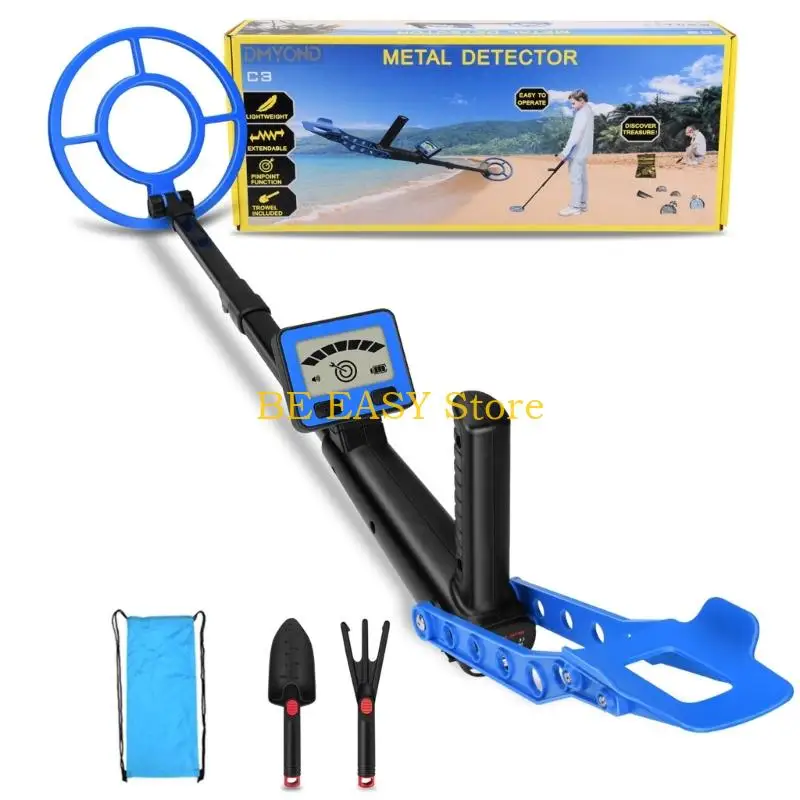 E28F Kids Metal Detecting Device 10cm Depth Detection Lightweight 1.2lbs ABS Material Build
