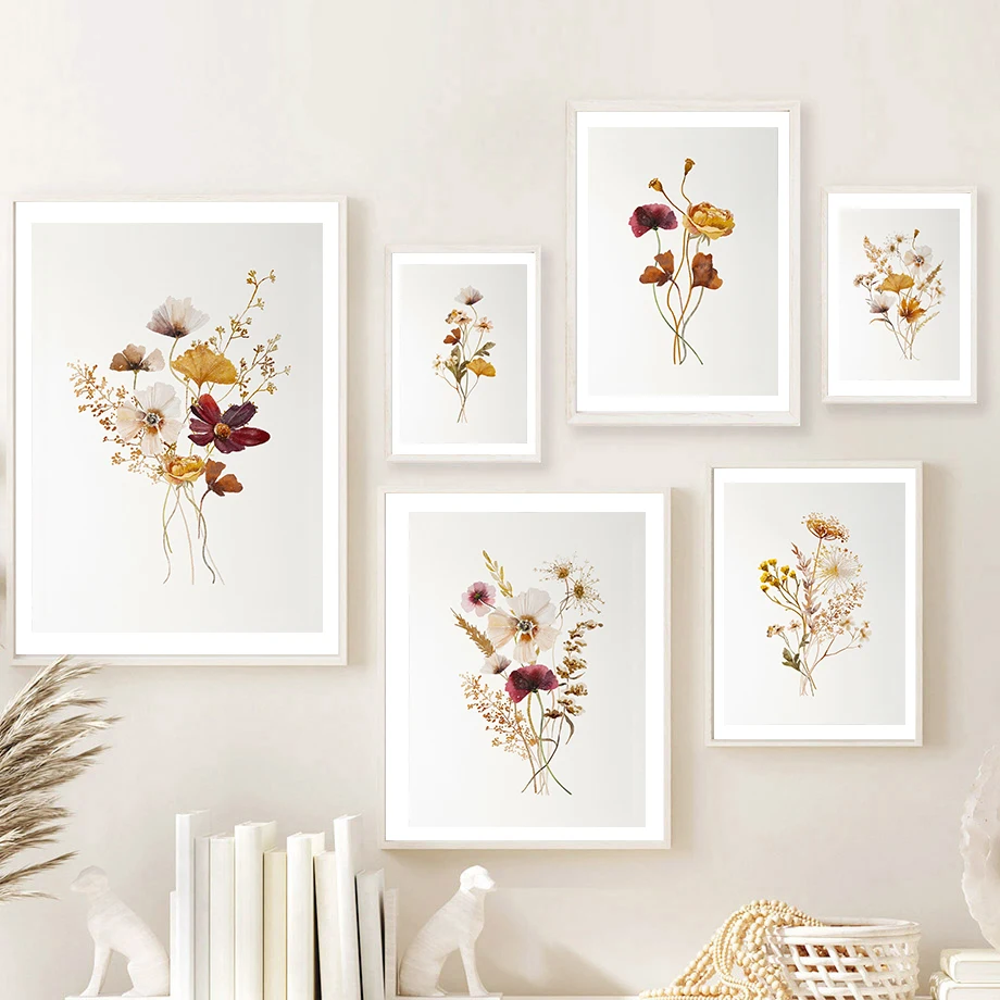 Boho Floral Artwork Watercolor Botanical Print Wildflowers Bouquet Wall Art Canvas Painting Nordic Poster Home Living Room Decor
Boho Floral Artwork Watercolor Botanical Print Wildflowers Bouquet Wall Art Canvas Painting Nordic Poster Home Living Room Decor