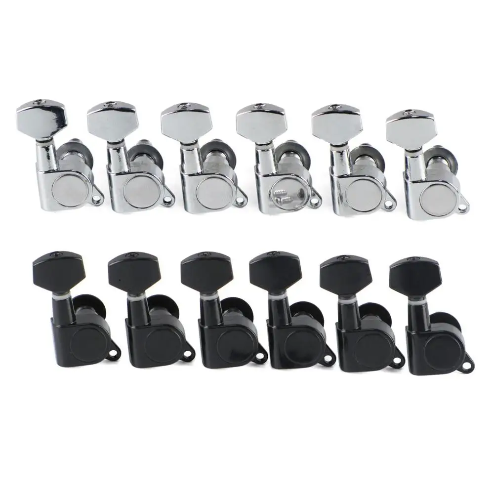 6PCS Electric Guitar String Tuning Keys Pegs Tuners Machine Heads 6R /6L Small Button
6PCS Electric Guitar String Tuning Keys Pegs Tuners Machine Heads 6R /6L Small Button