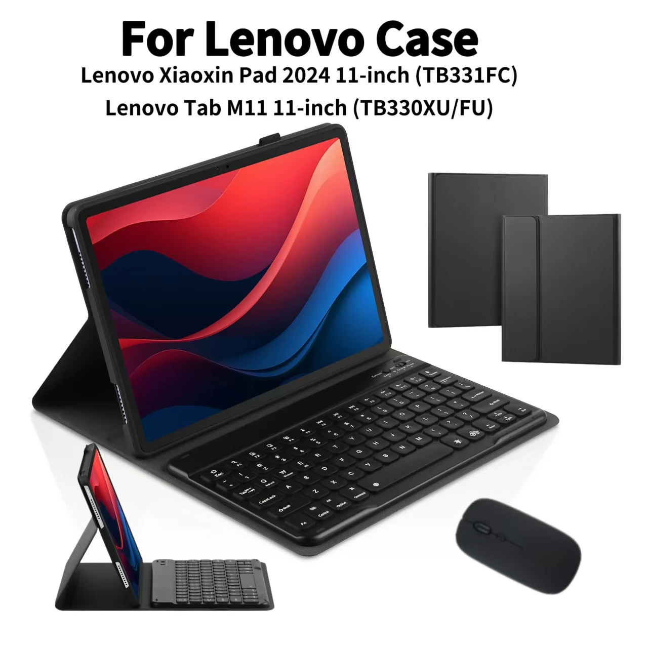Tablet Case For Lenovo Tab M11 11-inch TB330XU/FU for Lenovo Xiaoxin Pad 2024 11-inch TB331FC, Keyboard Cover
Tablet Case For Lenovo Tab M11 11-inch TB330XU/FU for Lenovo Xiaoxin Pad 2024 11-inch TB331FC, Keyboard Cover