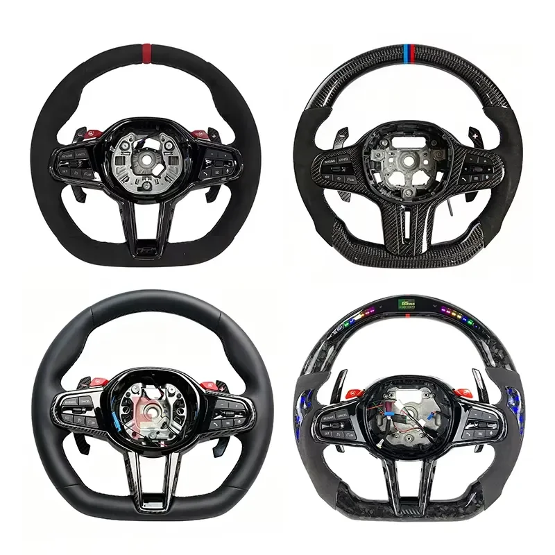Full M Power CS Steering Wheel for G30 G31 G32 X3 G01 X4 G02 M2 G87 M3 G80 M4 G82 G42 G20 LCI M5 F90 G11
Full M Power CS Steering Wheel for G30 G31 G32 X3 G01 X4 G02 M2 G87 M3 G80 M4 G82 G42 G20 LCI M5 F90 G11