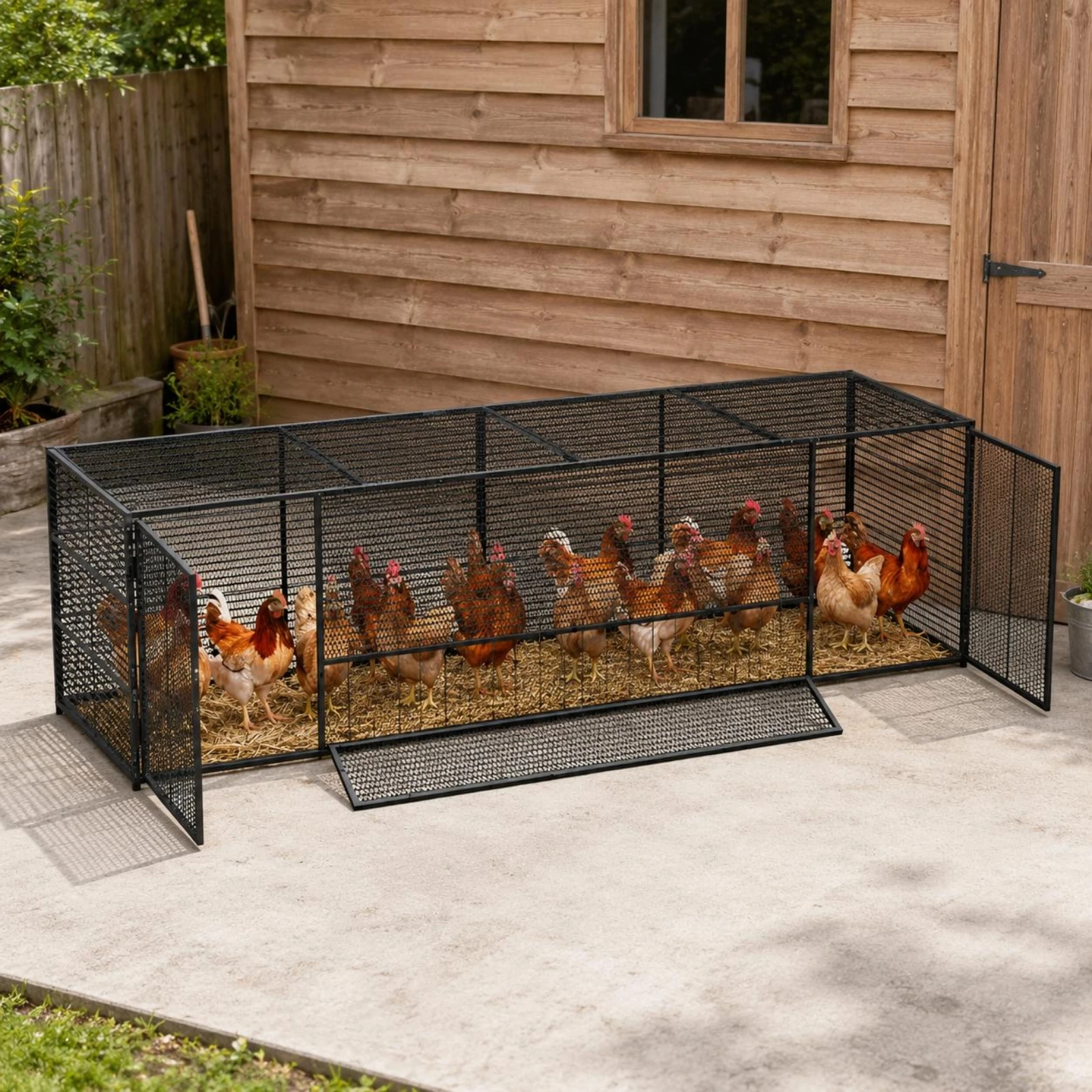Mesh Chicken Pen Feeding Door Chicken Pen
Mesh Chicken Pen Feeding Door Chicken Pen