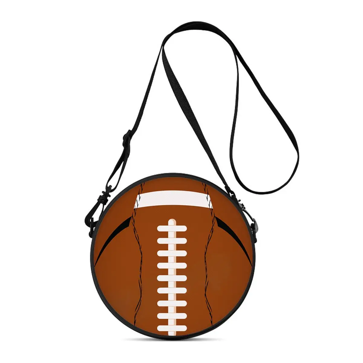 Rugby Print Round Shoulder Bag Casual Messenger Bag for Woman Best Gifts 2D Flat Casual Daily Crossbody Bag
Rugby Print Round Shoulder Bag Casual Messenger Bag for Woman Best Gifts 2D Flat Casual Daily Crossbody Bag