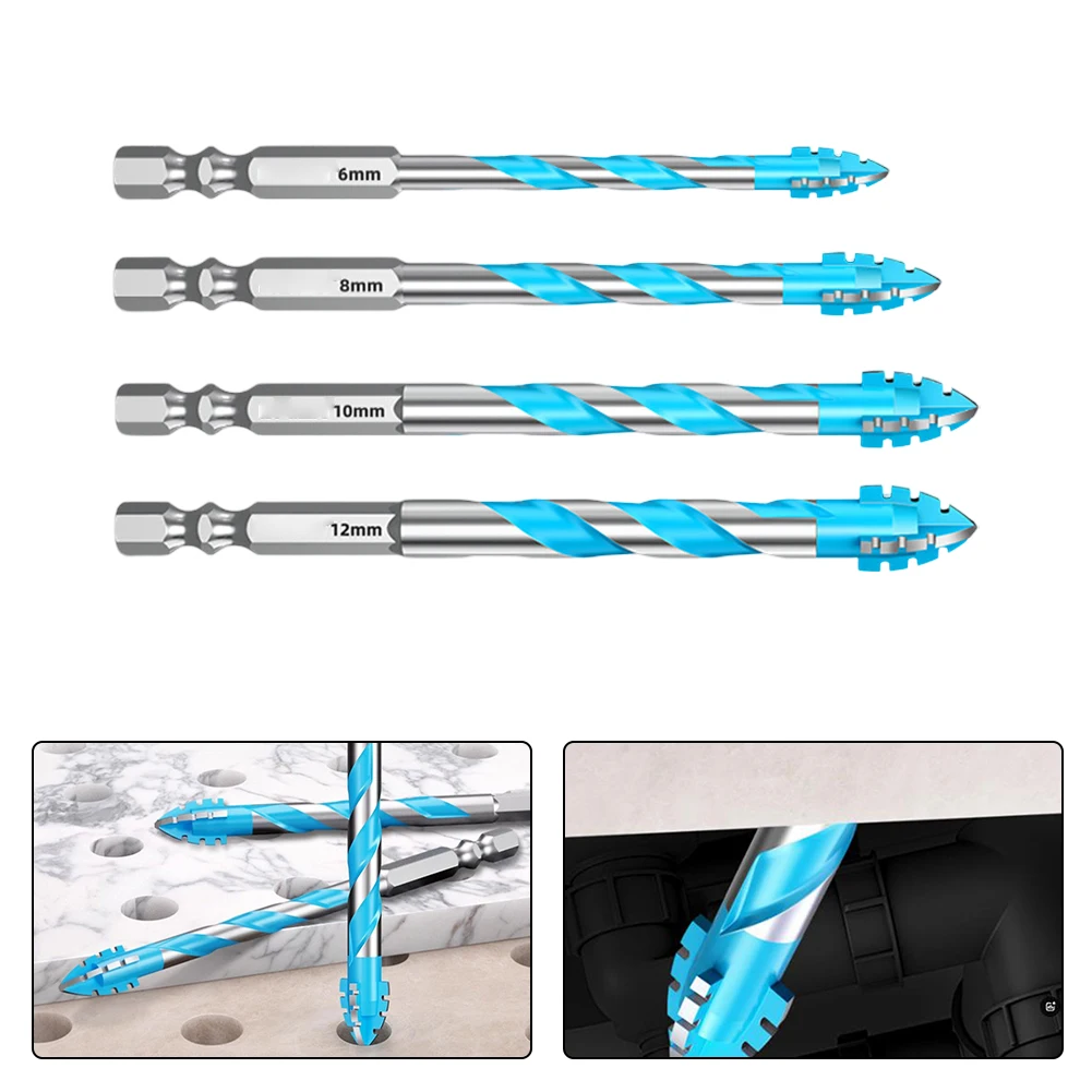 Carbide Drill Bit Eccentric Drill Bit Carbide Masonry Drill Bit Set Triangular Spiral Design For Electric Drill
Carbide Drill Bit Eccentric Drill Bit Carbide Masonry Drill Bit Set Triangular Spiral Design For Electric Drill
