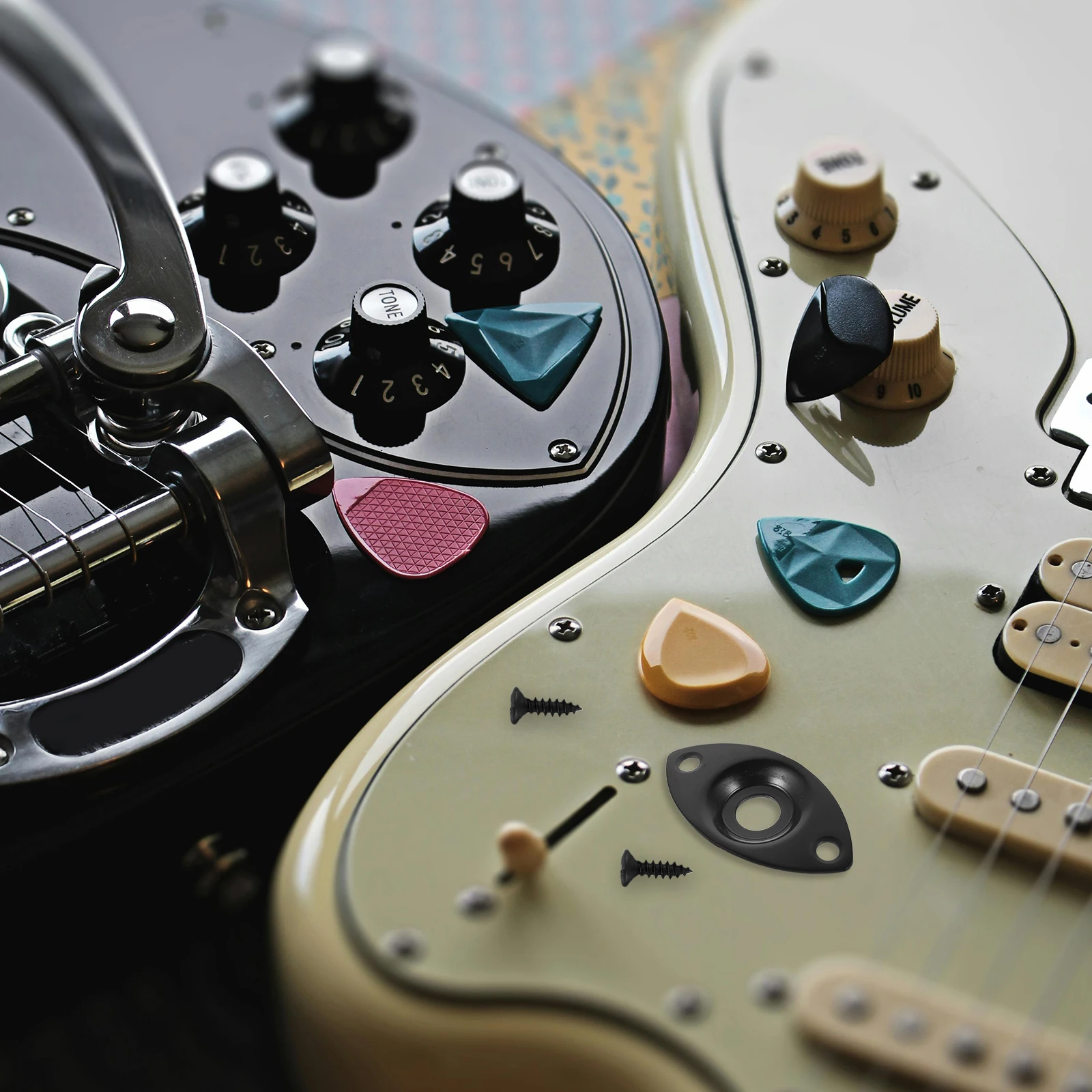 Electric Guitar Jack Cover Electronic Socket Plates Input Accessory Bass Accessories
Electric Guitar Jack Cover Electronic Socket Plates Input Accessory Bass Accessories
