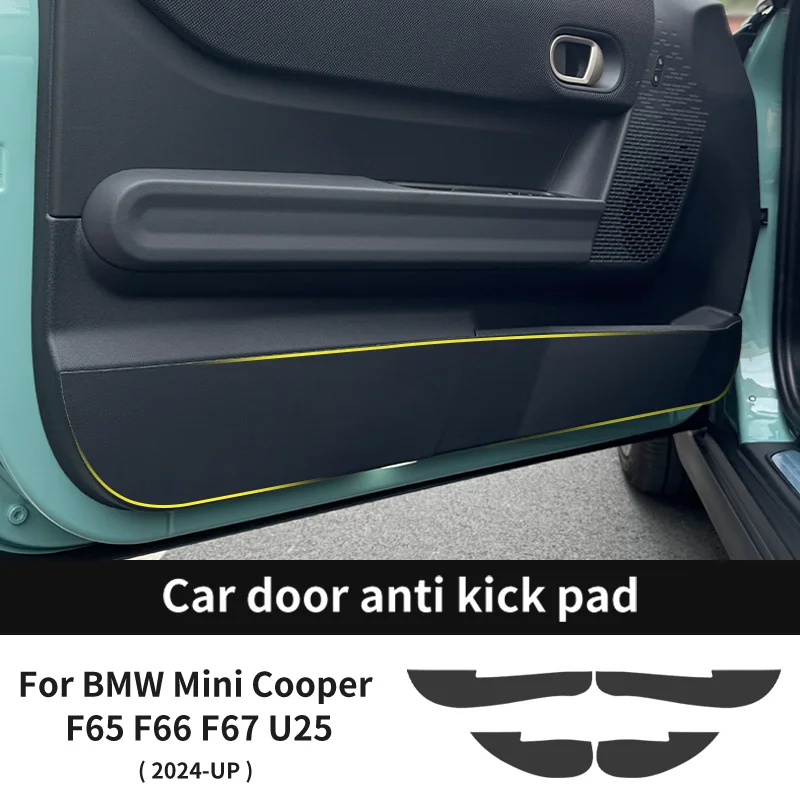 For Mini Cooper F65 F66 F67 U25 Countryman Car Door Anti-Kick Mat Sticker Soil-Proof Children's Kick Pad Car Accessories
For Mini Cooper F65 F66 F67 U25 Countryman Car Door Anti-Kick Mat Sticker Soil-Proof Children's Kick Pad Car Accessories