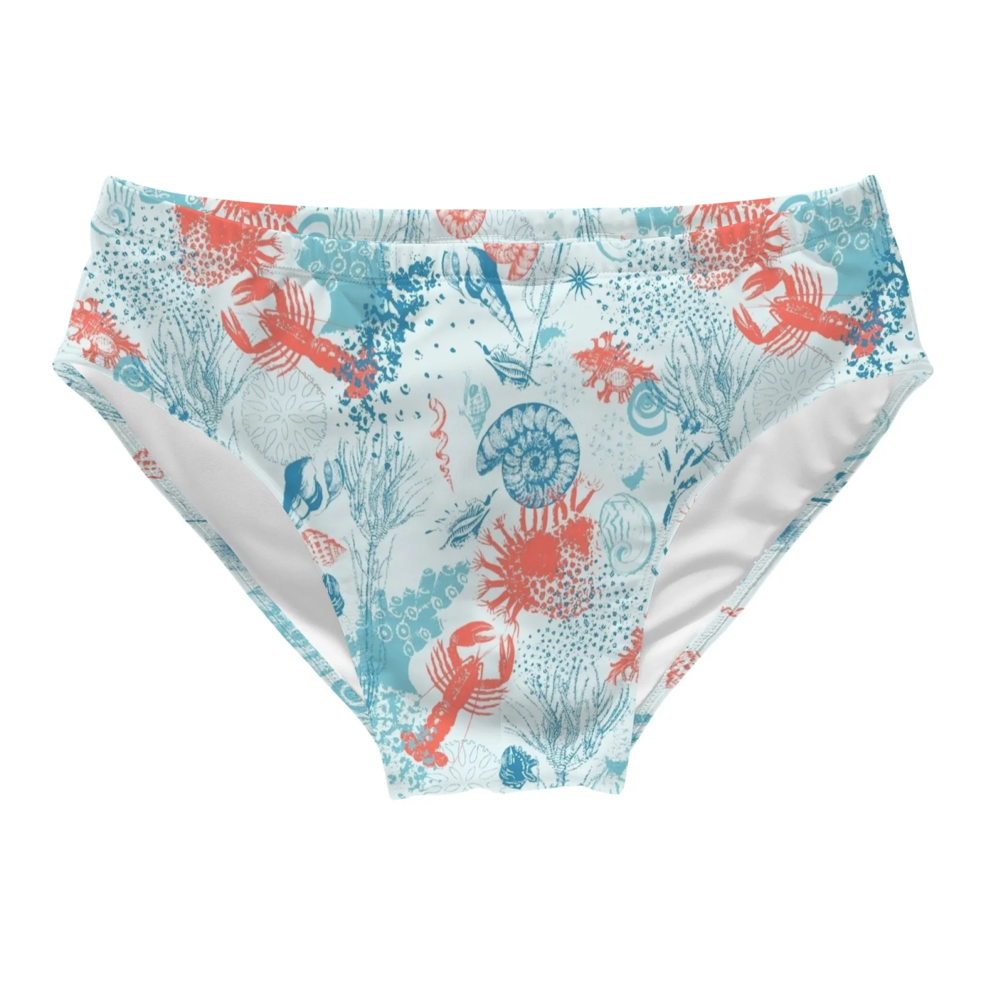 Retro Ocean-themed Lobster and Crab Print Men's Swim Trunks Comfortable Non-slip Durable Fresh Ocean Style for Beach Parties
Retro Ocean-themed Lobster and Crab Print Men's Swim Trunks Comfortable Non-slip Durable Fresh Ocean Style for Beach Parties