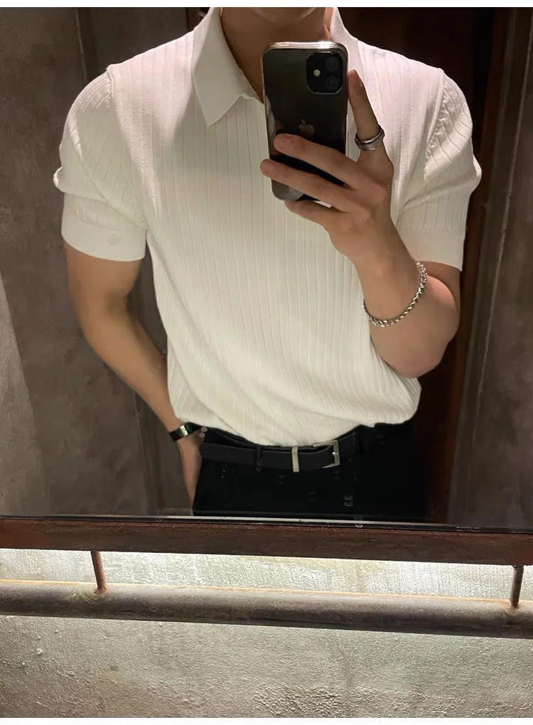 Men Slim Fit Polo Shirts Solid Stretch Sexy Collared TShirt Fashion Trendy Cotton Casual Top Summer Clothes Comfortable Stretchy
Men Slim Fit Polo Shirts Solid Stretch Sexy Collared TShirt Fashion Trendy Cotton Casual Top Summer Clothes Comfortable Stretchy