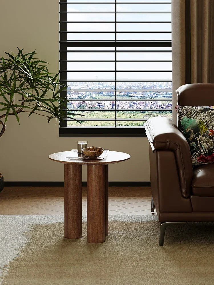 #Simple small table, living room, home sofa, corner table, retro style
#Simple small table, living room, home sofa, corner table, retro style