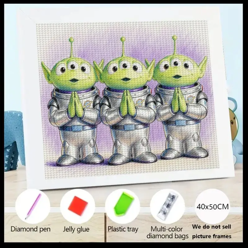 1 шт. 5D DIY полный дрель комплект алмазной живописи, История игрушек маленькие зеленые мужчины инопланетяны милый мультфильм молится инопланетянин искусство персонажей, кристалл
1 шт. 5D DIY полный дрель комплект алмазной живописи, История игрушек маленькие зеленые мужчины инопланетяны милый мультфильм молится инопланетянин искусство персонажей, кристалл