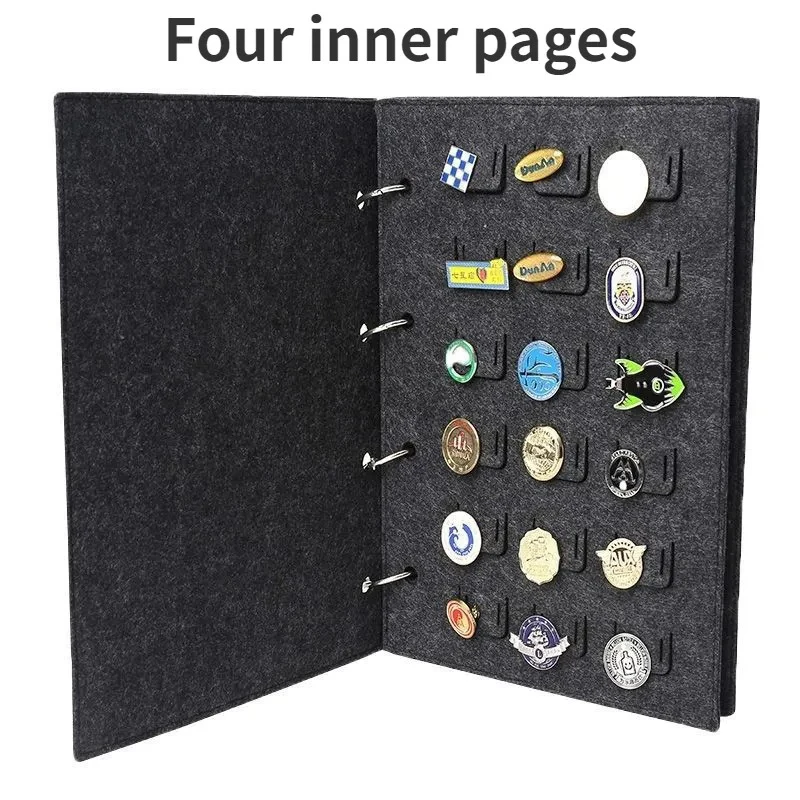 1Set Felt Pin Brooch Display Storage Book Metal badge Chest Holder Box Pennant Brooch Storage School Badge Brooch Pin Organizer
1Set Felt Pin Brooch Display Storage Book Metal badge Chest Holder Box Pennant Brooch Storage School Badge Brooch Pin Organizer