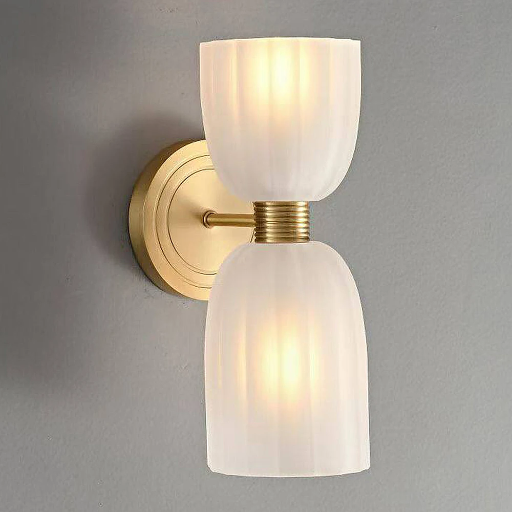 Copper Glass Wall Lamp, Modern Frosted Striped Glass Shade Wall Sconce, LED Bathroom Bedroom Hallway Decorative Wall Lighting
Copper Glass Wall Lamp, Modern Frosted Striped Glass Shade Wall Sconce, LED Bathroom Bedroom Hallway Decorative Wall Lighting