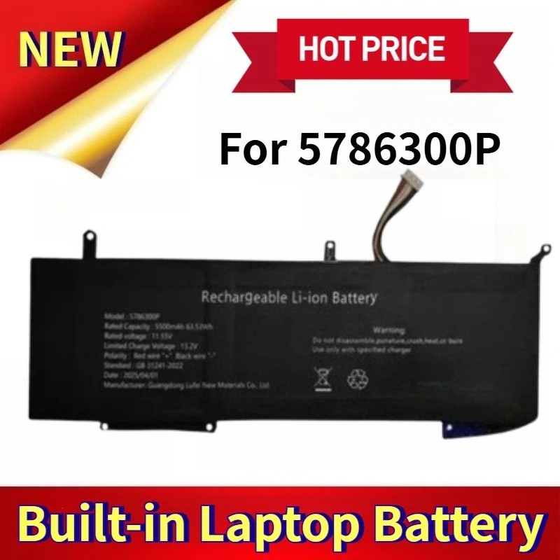 Brand New 5500mAh 63.53Wh 11.55V Built-in Laptop Battery for 5786300P
Brand New 5500mAh 63.53Wh 11.55V Built-in Laptop Battery for 5786300P