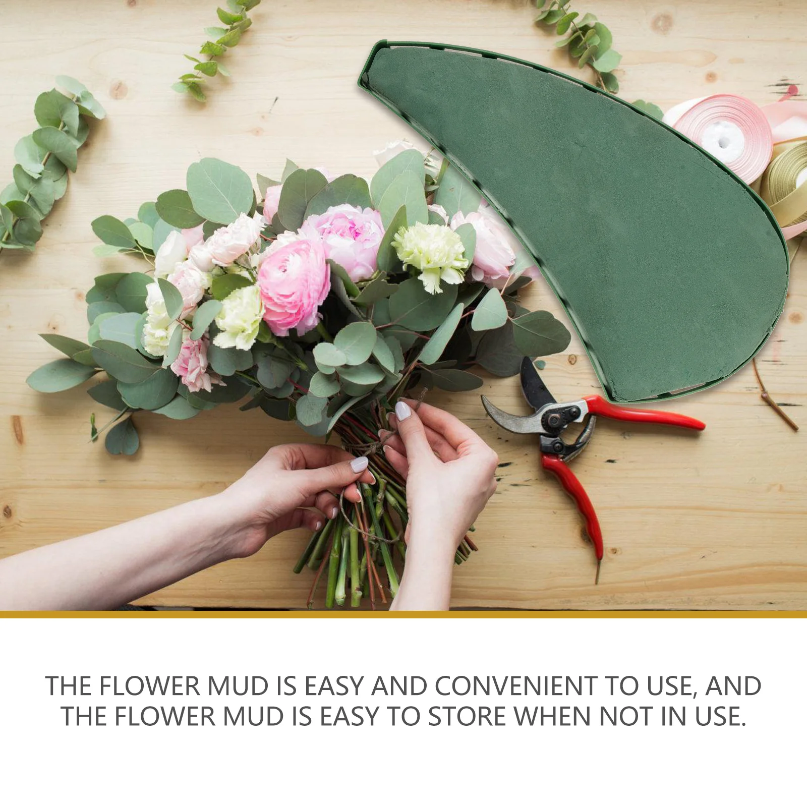 Heart Shape Wedding Car Decoration Flower Mud DIY Arrangement Sucker Strong Water Absorption Practical Easy to Use Floral Foam
Heart Shape Wedding Car Decoration Flower Mud DIY Arrangement Sucker Strong Water Absorption Practical Easy to Use Floral Foam