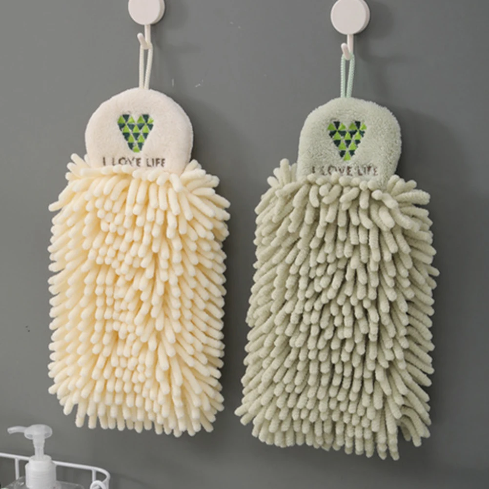 2Pcs Chenille Hand Towels Set High Absorbent Skin Friendly Quick Dry Bathroom Kitchen Travel Towels with Hanging Loop
2Pcs Chenille Hand Towels Set High Absorbent Skin Friendly Quick Dry Bathroom Kitchen Travel Towels with Hanging Loop