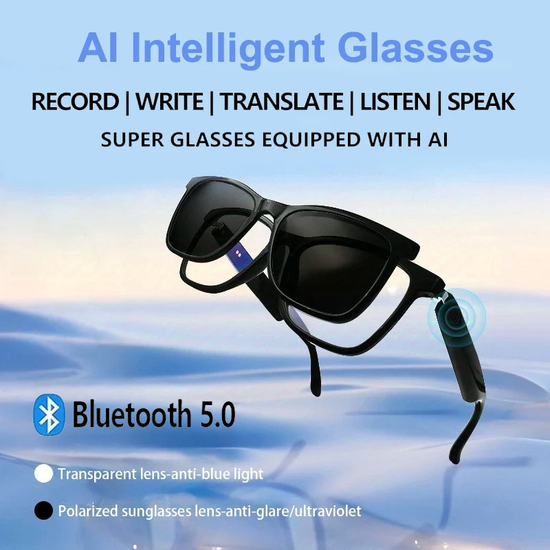 Современные G11 Bluetooth Интеллектуальные очки для перевода искусственного интеллекта Одновременное в реальном времени Магнитные солнцезащитные очки с защитой от ультрафиолета
Современные G11 Bluetooth Интеллектуальные очки для перевода искусственного интеллекта Одновременное в реальном времени Магнитные солнцезащитные очки с защитой от ультрафиолета