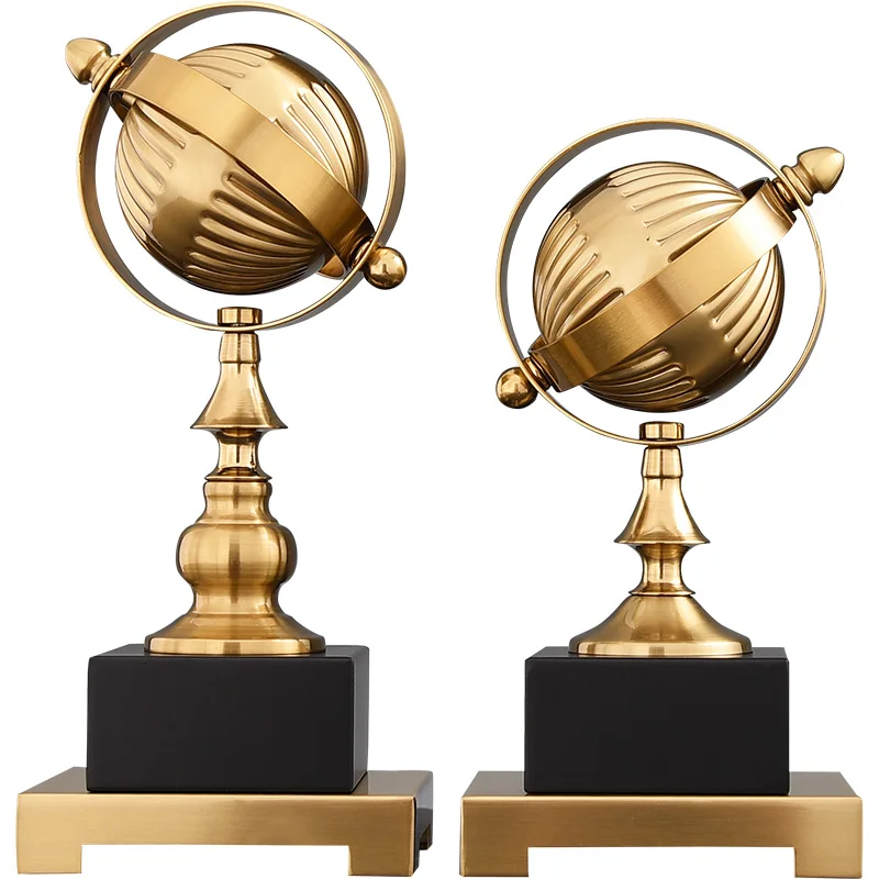 Metal globe hourglass ornament creative personality living room office study desktop business high-end decoration
Metal globe hourglass ornament creative personality living room office study desktop business high-end decoration