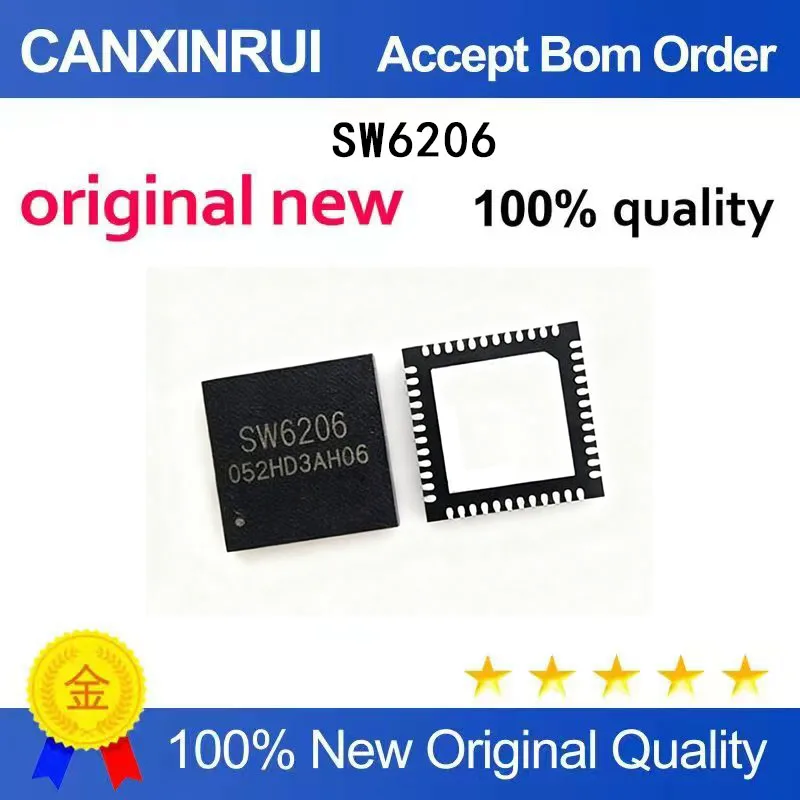 (5-100 Pieces) New original SW6206 patch QFN48 PD/QC/FCP mobile power bank multi protocol fast charging IC
(5-100 Pieces) New original SW6206 patch QFN48 PD/QC/FCP mobile power bank multi protocol fast charging IC