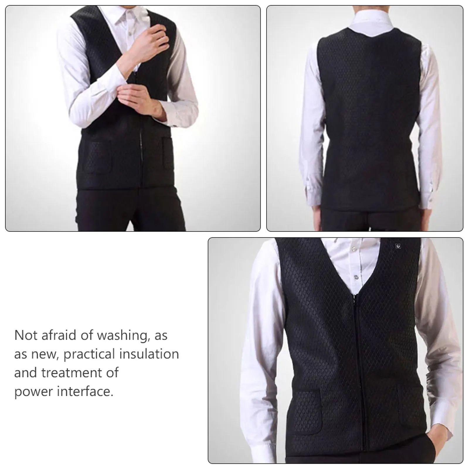 Unisex Electric Heated Vest Thermal Insulated Waterproof Jacket for Women Men Far Carbon Fiber Heating Pads Warm Back
Unisex Electric Heated Vest Thermal Insulated Waterproof Jacket for Women Men Far Carbon Fiber Heating Pads Warm Back