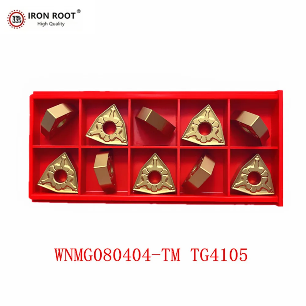 IRON ROOT WNMG080404,WNMG080408,WNMG080412,-TM ,-MT,TG4105 Carbide Turning Insert CNC Lathe Turning Tool For MWLNR Tool Holder
IRON ROOT WNMG080404,WNMG080408,WNMG080412,-TM ,-MT,TG4105 Carbide Turning Insert CNC Lathe Turning Tool For MWLNR Tool Holder