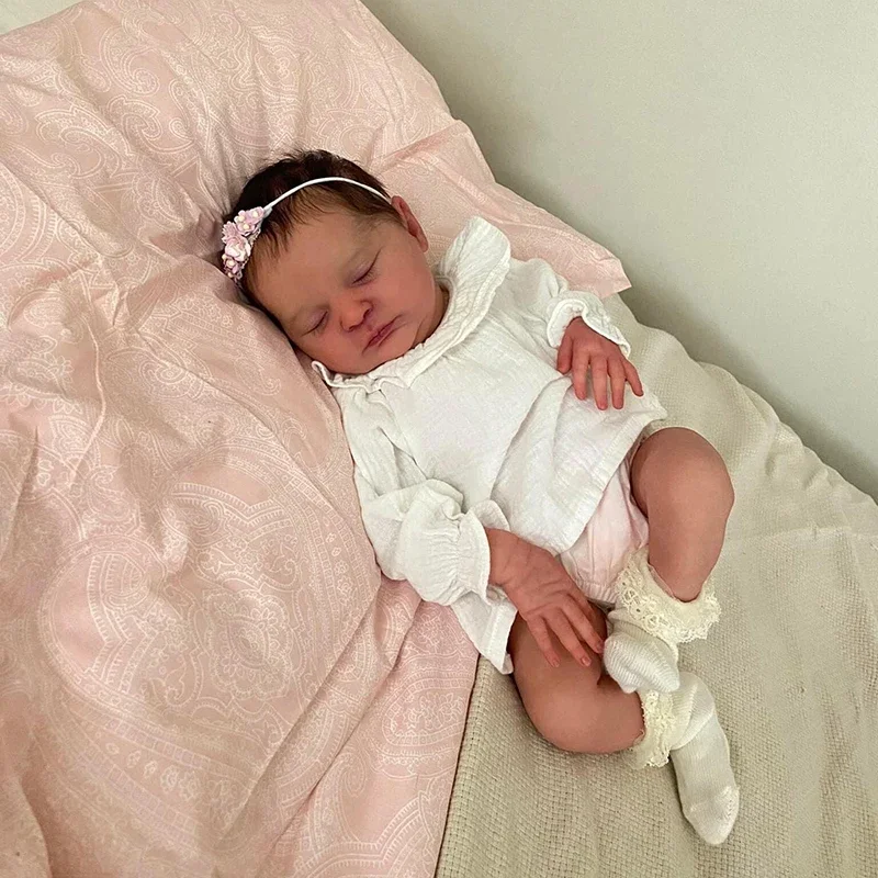 19inch Reborn Baby Size Already Finished Newborn Baby Doll Laura 3D Skin with Hand Root Hair
19inch Reborn Baby Size Already Finished Newborn Baby Doll Laura 3D Skin with Hand Root Hair