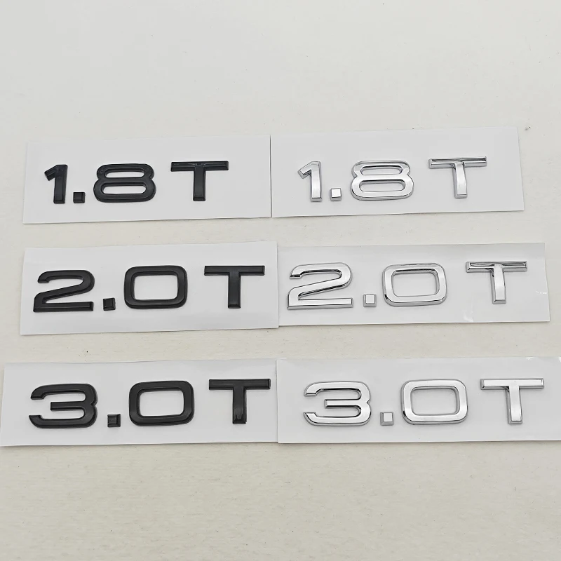 3D ABS Car Letters Logo 1.8T 2.0T 3.0T Emblem Rear Trunk Badge for A1 A2 A3 A4 A5 A6 A7 A8 Q2 Q3 Q5 Q7 Q8 Accessories
3D ABS Car Letters Logo 1.8T 2.0T 3.0T Emblem Rear Trunk Badge for A1 A2 A3 A4 A5 A6 A7 A8 Q2 Q3 Q5 Q7 Q8 Accessories