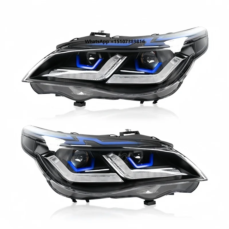 Suitable for 03-10 5 Series E60 Modified Blue Eyebrow Thunder Edition LED Headlight Assembly 63127177751/63127177752
Suitable for 03-10 5 Series E60 Modified Blue Eyebrow Thunder Edition LED Headlight Assembly 63127177751/63127177752