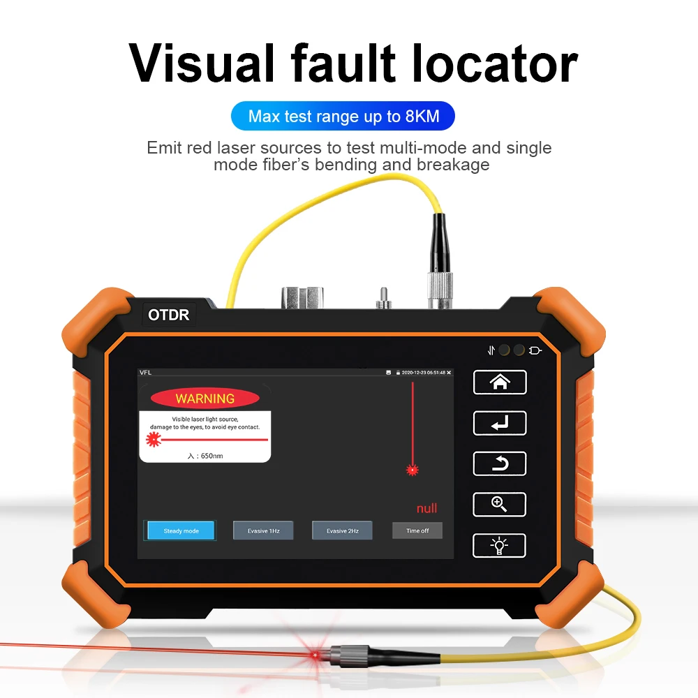 MOT-31 4-Inch OTDR Test Fiber Optic Fault Detector Optical Power Meter For OPM VFL OLS Event Map Ethernet Fiber Cable Tester
MOT-31 4-Inch OTDR Test Fiber Optic Fault Detector Optical Power Meter For OPM VFL OLS Event Map Ethernet Fiber Cable Tester