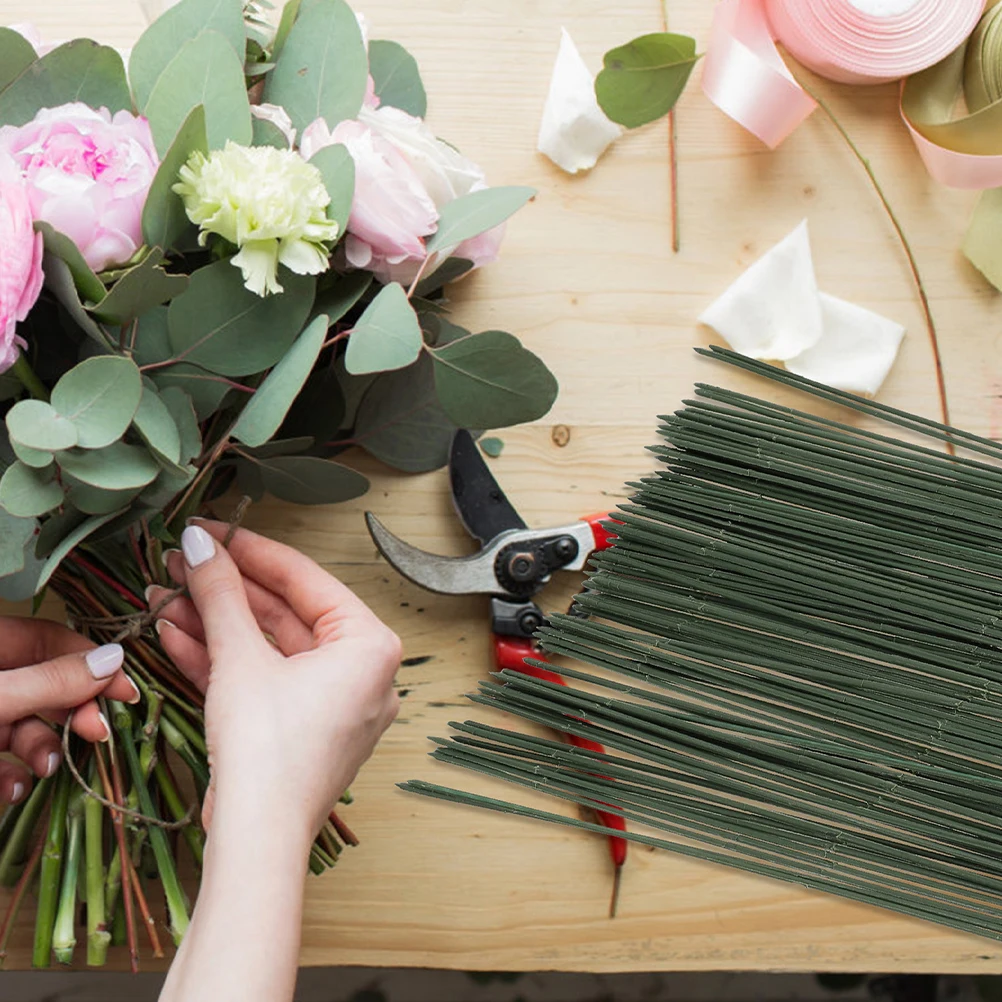 100pcs Green Floral Wire Stems Handmade Flower Arrangement Supplies Diy Craft Fake Bouquet Accessories Artificial Stem Support
100pcs Green Floral Wire Stems Handmade Flower Arrangement Supplies Diy Craft Fake Bouquet Accessories Artificial Stem Support