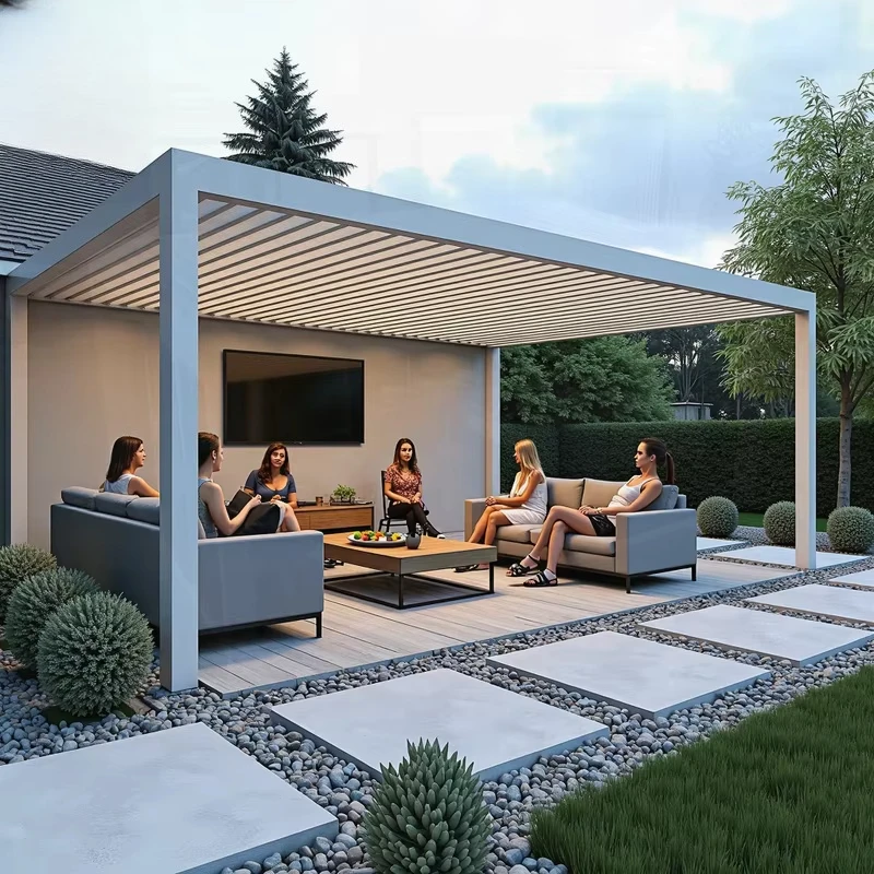 10X10Ft 10X13Ft 13X13Ft 13X19Ft Outdoor Garden Waterproof Aluminium Louvered Gazebo Pavilion Backyard Patio Balcony Pergola
10X10Ft 10X13Ft 13X13Ft 13X19Ft Outdoor Garden Waterproof Aluminium Louvered Gazebo Pavilion Backyard Patio Balcony Pergola