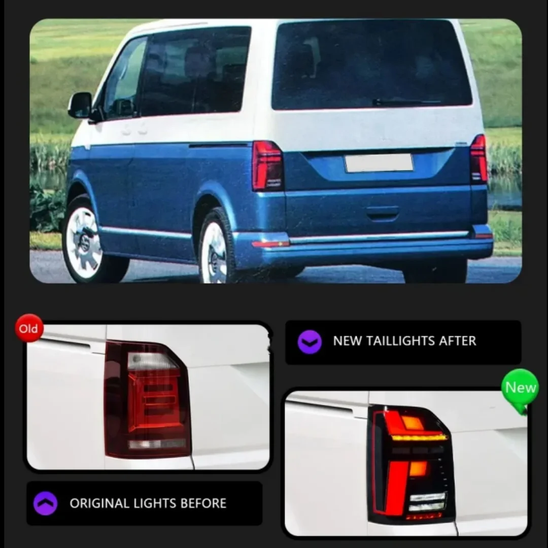 GXGLNAV Автомобильный задний фонарь для VW Multivan 2016-2019, обновленный для нового DRL, динамический указатель поворота, светодиодный задний фонарь, автоаксессуары
GXGLNAV Автомобильный задний фонарь для VW Multivan 2016-2019, обновленный для нового DRL, динамический указатель поворота, светодиодный задний фонарь, автоаксессуары