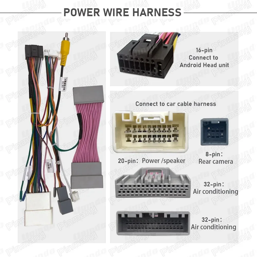 Car stereo Radio Cable Connector Android Head unit Power Wire Harness Adapter CAN Bus Decoder for Mitsubishi Outlander 2019
Car stereo Radio Cable Connector Android Head unit Power Wire Harness Adapter CAN Bus Decoder for Mitsubishi Outlander 2019