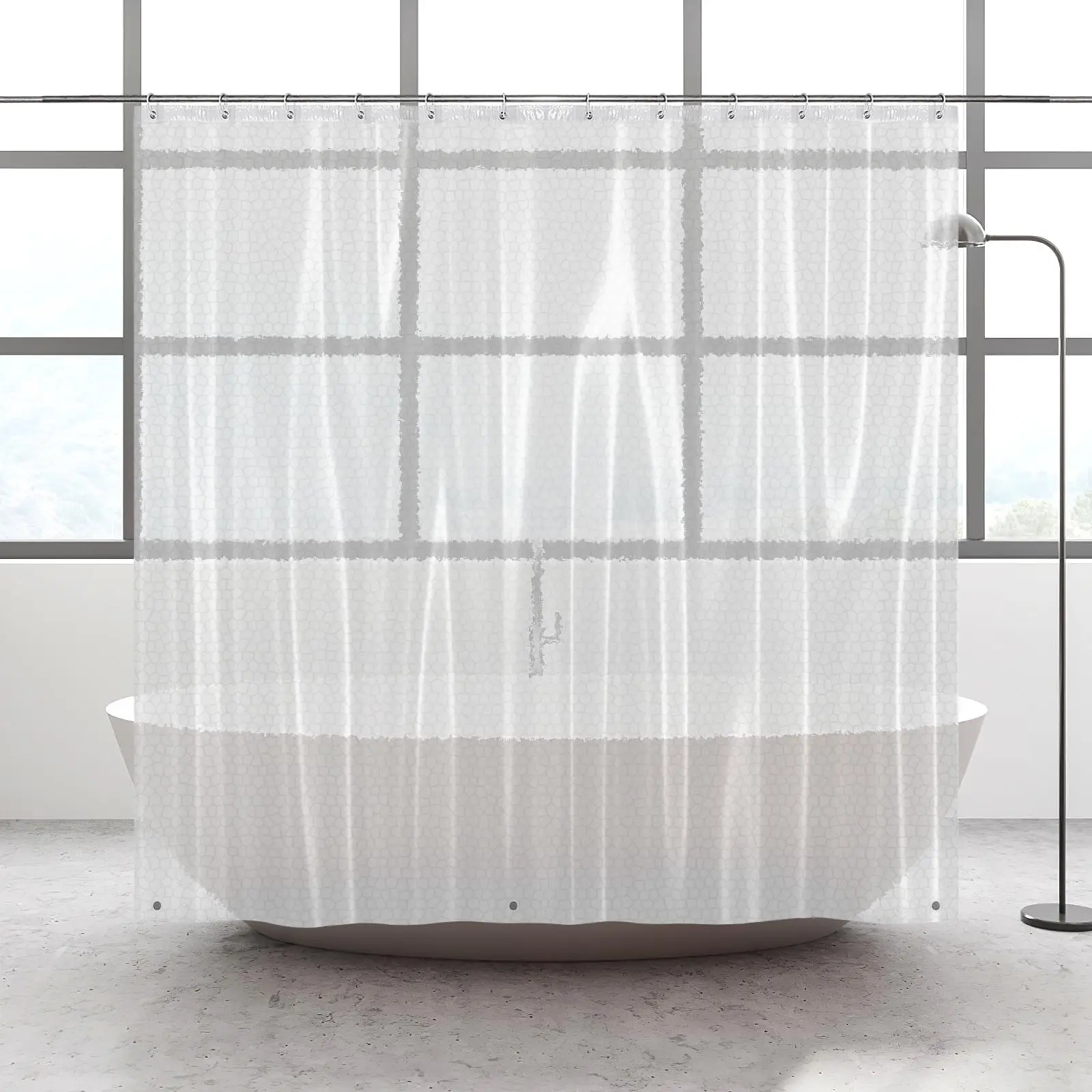 3D Shower Curtain Standard Size Waterproof Transparent Elegant Pattern Modern Bath Curtains for Bathroom Easy Maintain Quick Dry
3D Shower Curtain Standard Size Waterproof Transparent Elegant Pattern Modern Bath Curtains for Bathroom Easy Maintain Quick Dry
