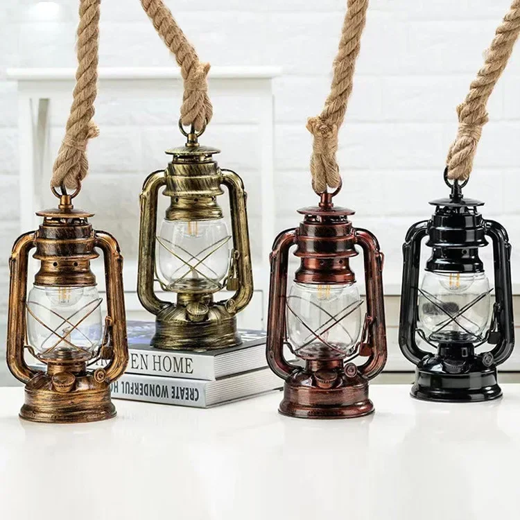 Retro Kerosene Pendant Light Fixture Hemp Rope E27 AC110V 220V Ceiling Pendant Lamp Living Room For Home Decor Vintage Hang Lamp
Retro Kerosene Pendant Light Fixture Hemp Rope E27 AC110V 220V Ceiling Pendant Lamp Living Room For Home Decor Vintage Hang Lamp