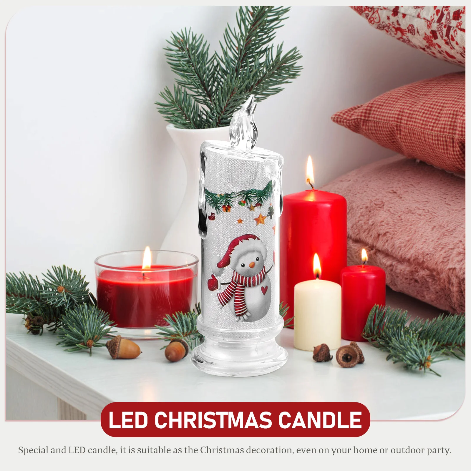 4Pcs LED Christmas Candles Flameless Decorative Lights for Indoor Party Home Decor Creative Design Flameless Taper Candles
4Pcs LED Christmas Candles Flameless Decorative Lights for Indoor Party Home Decor Creative Design Flameless Taper Candles