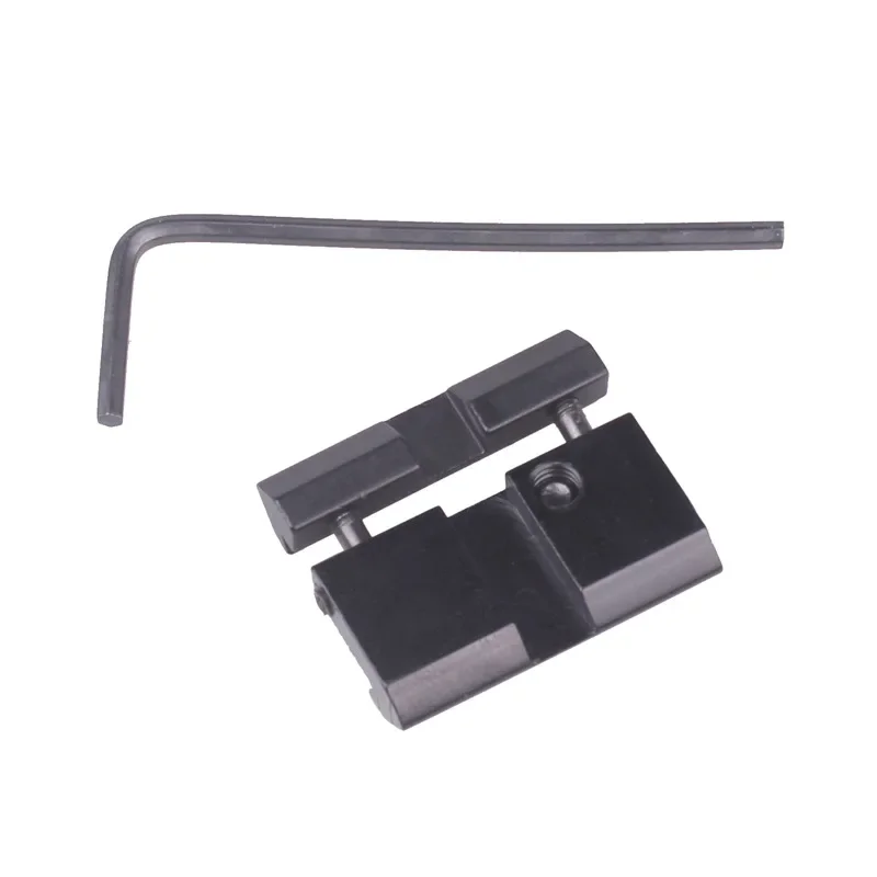 .22 cal 11mm Dovetail to 20mm Weaver Picatinny Base Snap in Rail Scope Mount Adapter
.22 cal 11mm Dovetail to 20mm Weaver Picatinny Base Snap in Rail Scope Mount Adapter