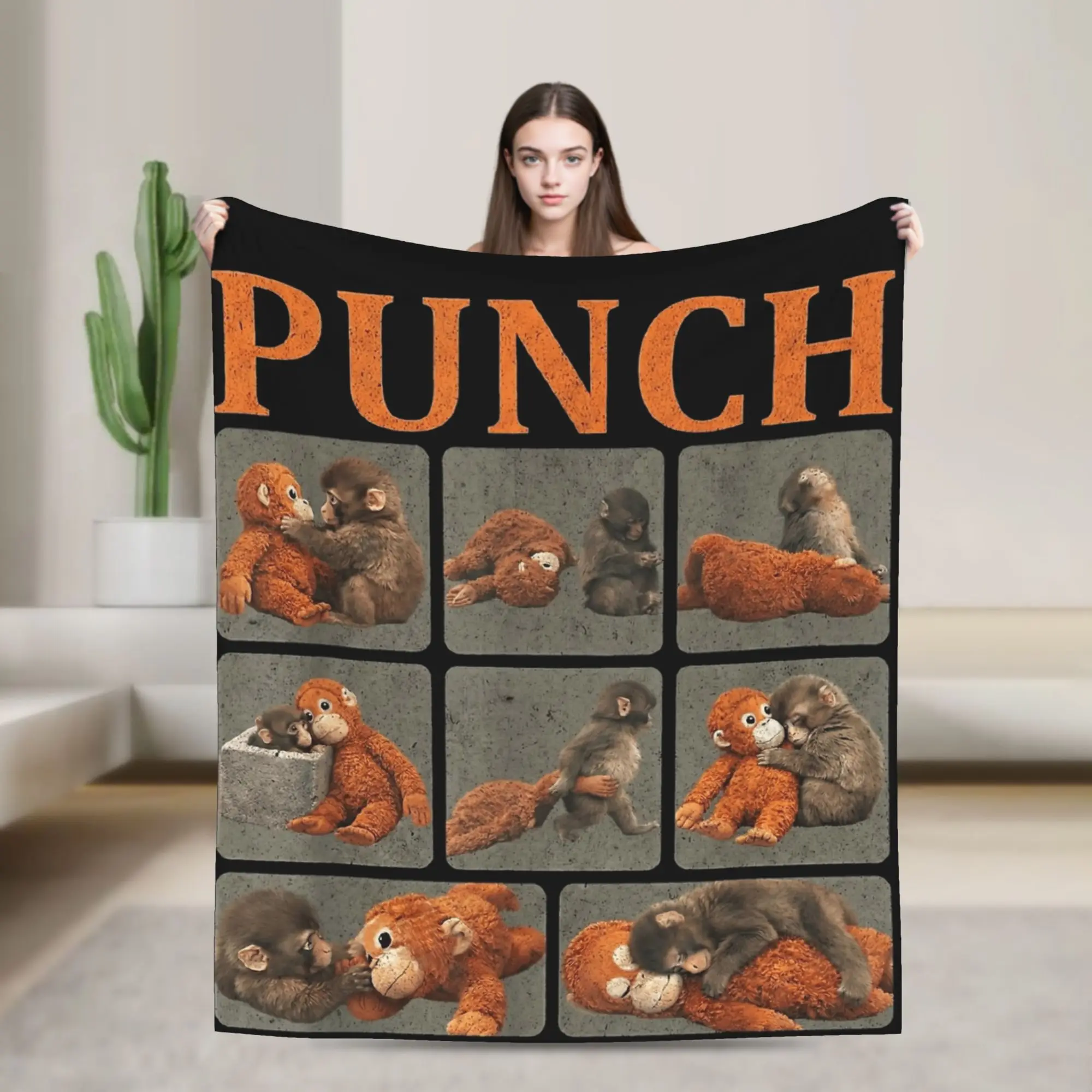 Lonely Punch Monkey Flannel Throw Blankets Blankets for Home Couch Warm Bed Rug,
Lonely Punch Monkey Flannel Throw Blankets Blankets for Home Couch Warm Bed Rug,