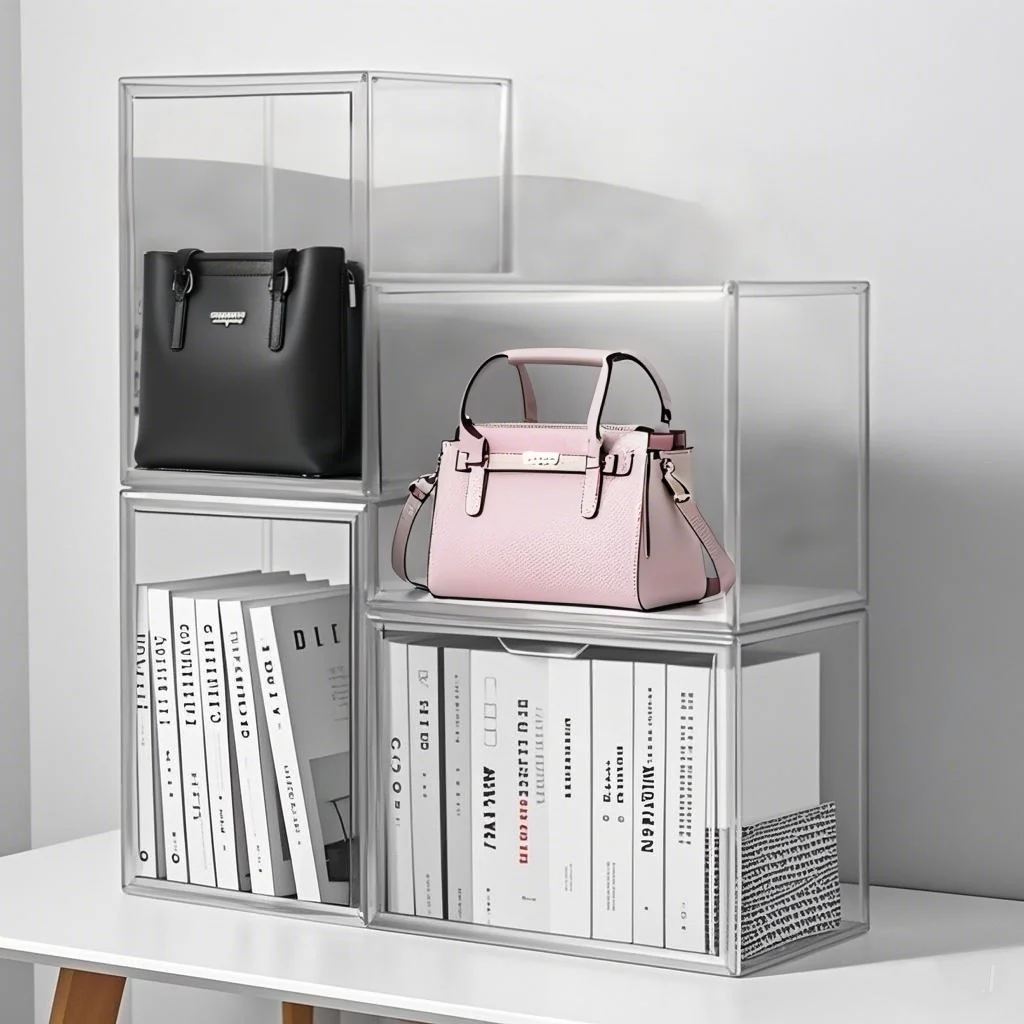 1 Pack Clear Display Box Organizer Stackable with Magnetic Door Large Capacity Storage Box Purse Showcase For Book Collectibles
1 Pack Clear Display Box Organizer Stackable with Magnetic Door Large Capacity Storage Box Purse Showcase For Book Collectibles