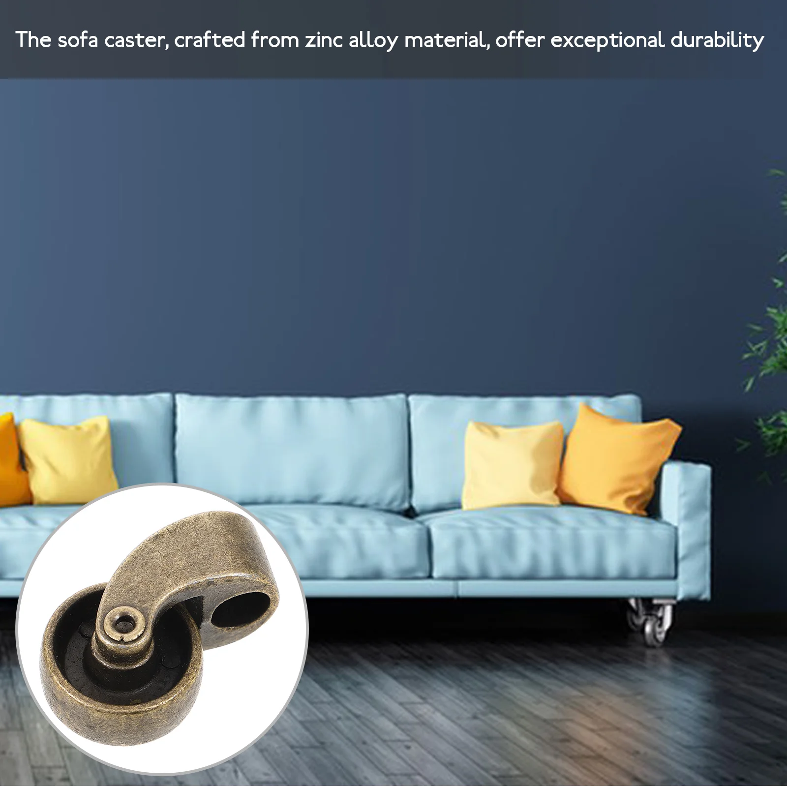 Zinc Alloy Sofa Caster Wheel 532 Copper Non-slip Durable Replacement Furniture Leg Mini Caster for Couch Smooth Rolling
Zinc Alloy Sofa Caster Wheel 532 Copper Non-slip Durable Replacement Furniture Leg Mini Caster for Couch Smooth Rolling