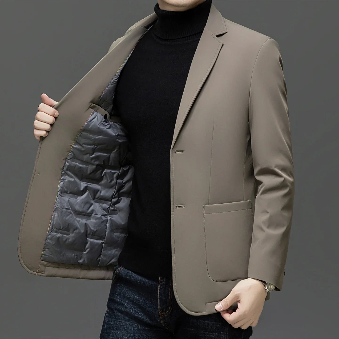 Jacket Business Leisure Down Blazer Men Slim Fit Winter New Blazer Jacket Men Business Classic Office Social Outwear Coats
Jacket Business Leisure Down Blazer Men Slim Fit Winter New Blazer Jacket Men Business Classic Office Social Outwear Coats