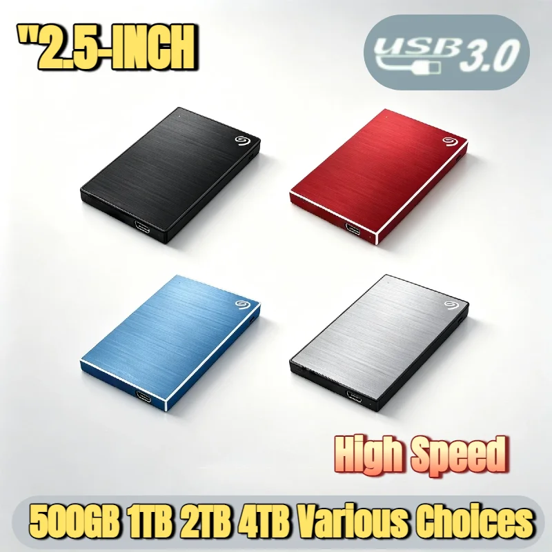 OEM For Seagate 500GB 1TB 2TB 2.5 Inch Portable External Hard Disk Ultra Thin USB 3.0 High Speed Storage Backup for Laptop PC
OEM For Seagate 500GB 1TB 2TB 2.5 Inch Portable External Hard Disk Ultra Thin USB 3.0 High Speed Storage Backup for Laptop PC